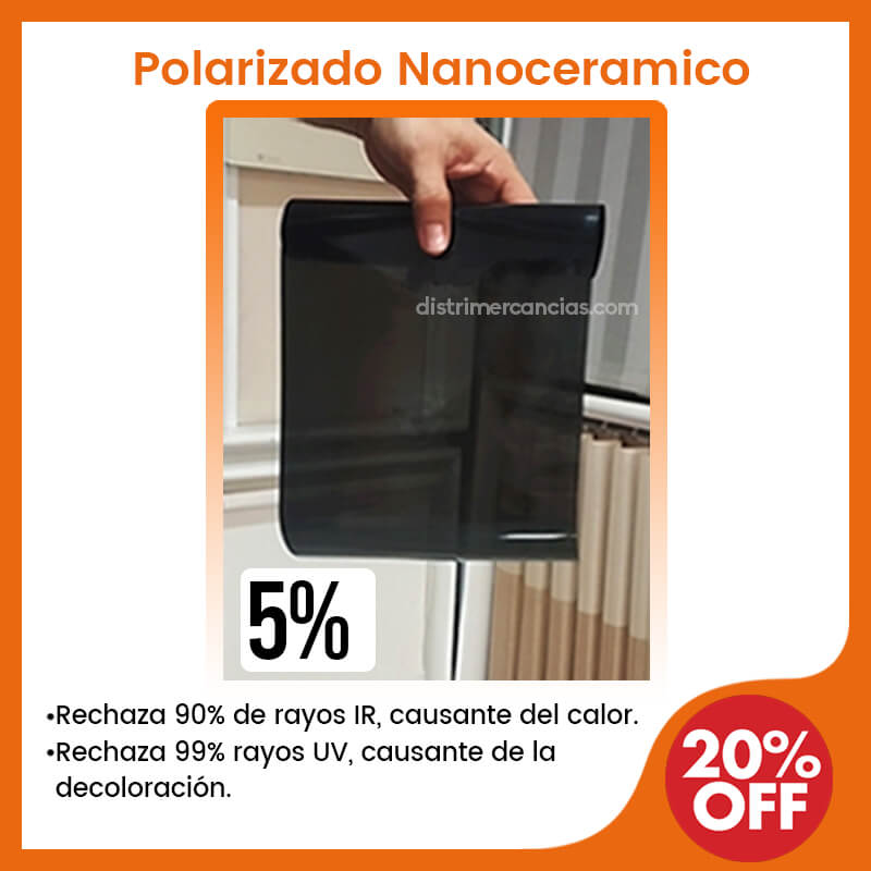 Polarizado nanoceramica 5%